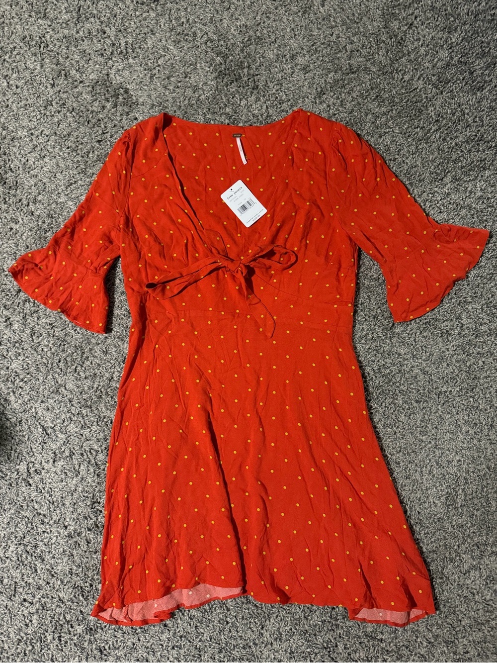 Women’s Red Tie-Front free people Dress
